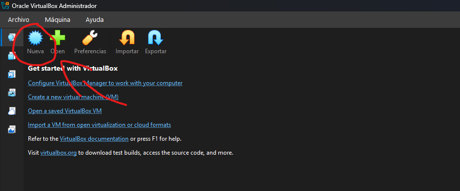 Creación de una nueva máquina virtual en VirtualBox para instalar Ubuntu Server